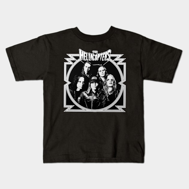 The Hellacopters Kids T-Shirt by CosmicAngerDesign